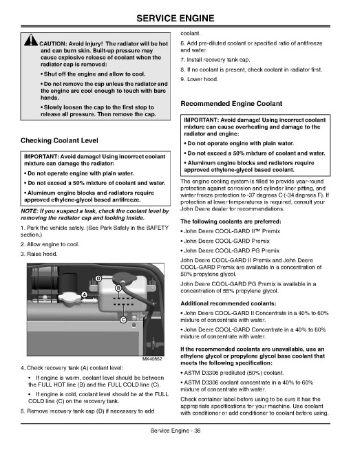 John Deere 3032E and 3038E Compact Utility Tractors (SN: 010001-301619, Australia) Operators Manual (OMLVU21971)