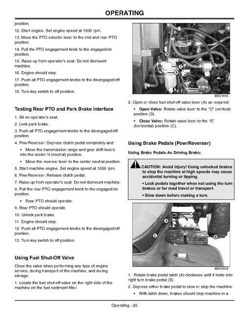 John Deere 3320, 3520 and 3720 Compact Utility Tractors (SN:330001-710000, Europe) Operators Manual (OMLVU22973)