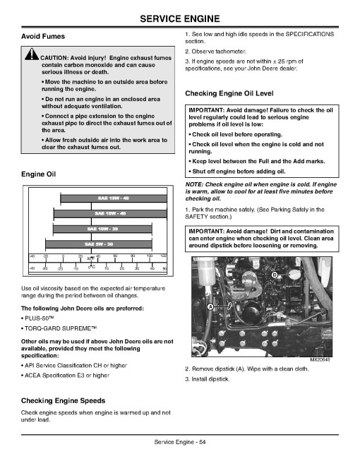 John Deere 3320, 3520 and 3720 Compact Utility Tractors (SN:330001-710000, Europe) Operators Manual (OMLVU22973)