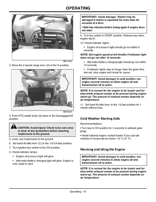 John Deere 2305 Compact Utility Tractors (SN: from 120001, Australia) Operators Manual (OMLVU23227)