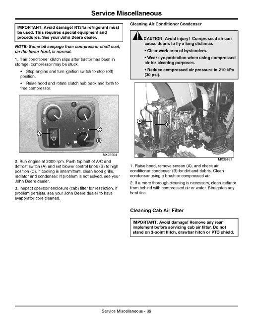 John Deere 3320,3520,3720 OOS(SN:710001-910000), Cab(SN:740001-940000) Compact Utility Tractors (Australia) Operators Manual (OMLVU23878)