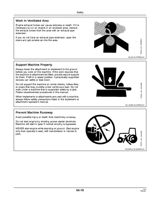 John Deere 1023E (SN: from 310001), 1025R (SN: from 110001) Compact Utility Tractors (N.America) Operators Manual (OMLVU25849)