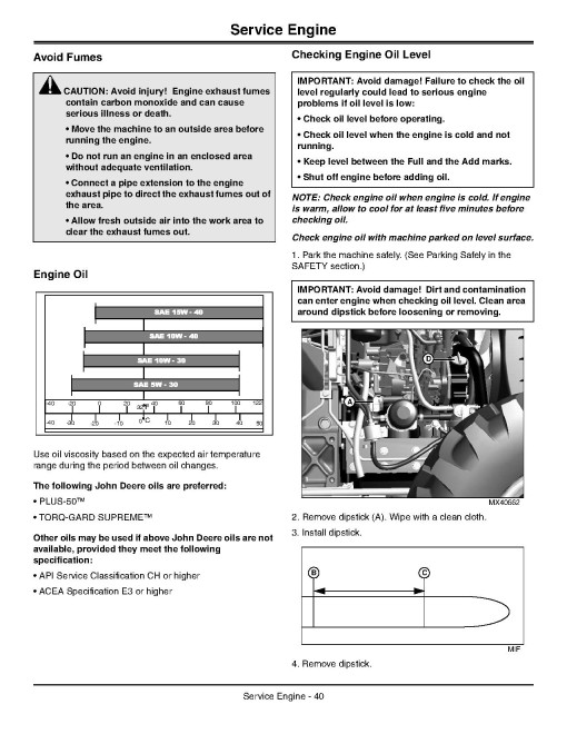 John Deere 3036E Compact Utility Tractors (SN: 301620 - 609999, Europe) Operators Manual (OMLVU26114)