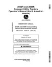 John Deere 2032R and 2038R Compact Utility Tractors (SN: from GH000001, MY2017-2019, N.America) Operators Manual (OMLVU31185)
