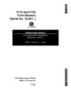 John Deere F710 and F725 Front Mowers (SN: 010001 - 030000) (North America) Operators Manual (OMM111778)