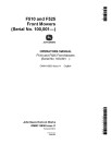 John Deere F510 and F525 Front Mowers (SN: 100001 - 120000) (Europe) Operators Manual (OMM113930)