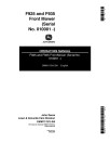 John Deere F925 (SN: 010001 - 130270) and F935 (SN: 010001 - 131200) Front Mowers (Export Edition) Operators Manual (OMM117815)
