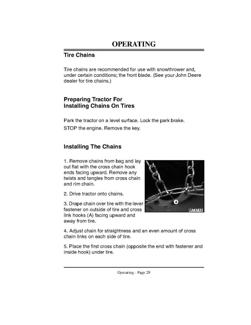 John Deere LX172, LX176, LX178 and LX188 Lawn Tractors (SN: 040001 - 110000) (North America) Operators Manual (OMM120367)