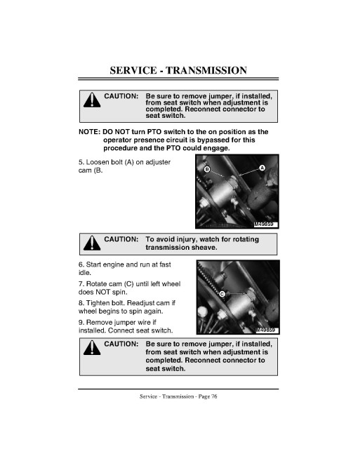 John Deere F710 and F725 Front Mowers (SN: 030001 - 080000) (North America) Operators Manual (OMM120581)