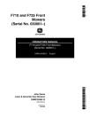 John Deere F710 and F725 Front Mowers (SN: 030001 - 050000) (Export Edition) Operators Manual (OMM120582)