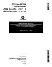 John Deere F925 (SN: 130271 - 140000) and F935 (SN: 131201 - 140000) Front Mowers (Export Edition) Operators Manual (OMM121351)