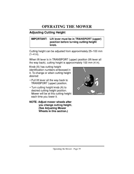 John Deere LX172, LX176, LX178, LX188 (SN:110001-) and LX173 (SN:150001-) Lawn Tractors (Export) Operators Manual (OMM125726)