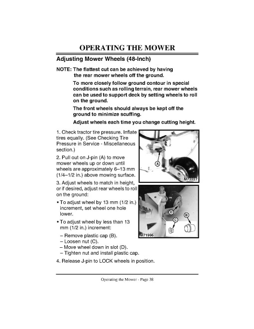 John Deere LX172, LX176, LX178, LX188 (SN:110001-) and LX173 (SN:150001-) Lawn Tractors (N.America) Operators Manual (OMM134134)