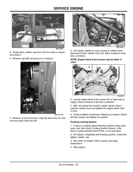 John Deere 4x2 (SN:039280-068204), 6x4 (SN:039289-068204) Gas Gator Utility Vehicles (North America) Operators Manual (OMM136969)