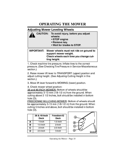 John Deere LT133, LT155 and LT166 Lawn Tractors (SN: 045001 - 085000) (North America) Operators Manual (OMM138782)
