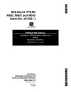 John Deere ZTrak M653, M655 and M665 Mid-Mount Zero-Turn Mowers (SN: from 010001) (North America) Operators Manual (OMM138801)
