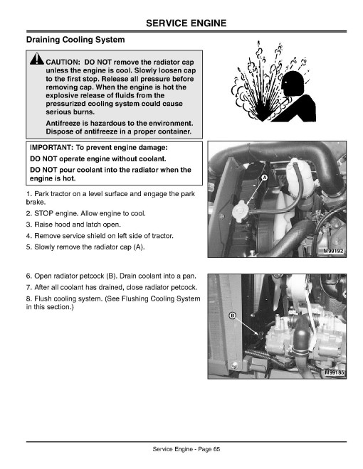 John Deere 790 Compact Utility Tractors (SN: 190064 - 592445, North America) Operators Manual (OMM139226)
