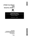 John Deere ZTrak F620 Front Mowers (SN: 010001 - 015999) (North America) Operators Manual (OMM139734)