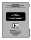 John Deere LT133, LT155 and LT166 Lawn Tractors (SN: 085001 - 125000) (North America) Operators Manual (OMM139992)