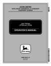 John Deere LTR155 (SN:020001-022238) and LTR166 (SN:020001-030000) Lawn Tractors (Export Edition) Operators Manual (OMM142397)