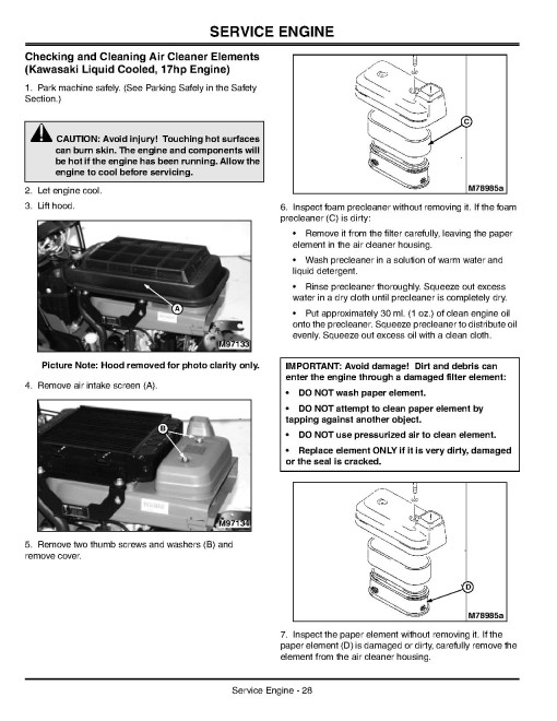 John Deere LX255, LX277, LX277AWS, LX279, LX288 Lawn Tractors (SN:010101 - 060000) (North America) Operators Manual (OMM142612)