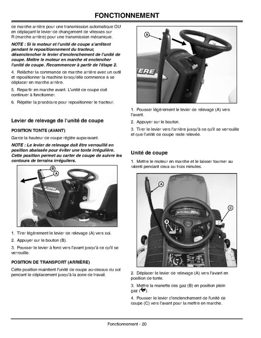 John Deere LT133, LT155 and LT166 Lawn Tractors (SN: from 125001) (Export Edition) Operators Manual (OMM143714)