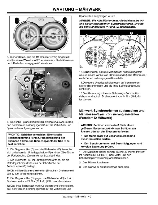 John Deere LT133, LT155 and LT166 Lawn Tractors (SN: from 125001) (Export Edition) Operators Manual (OMM143714)