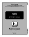 John Deere F510 and F525 Front Mowers (SN: from 120001) (North America) Operators Manual (OMM144025)