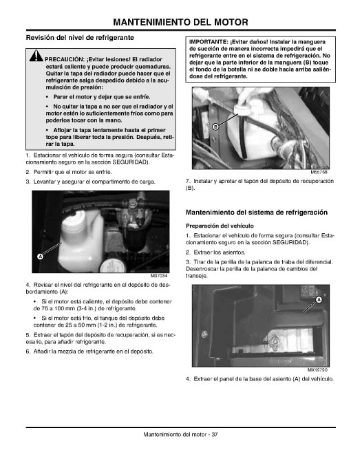 John Deere 6x4 Diesel Gator Utility Vehicles (SN: 008807 - 068204) (North America) Operators Manual (OMM144180)