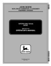 John Deere 6x4 Diesel Gator Utility Vehicles (SN: 008807 - 068204) (Europe, Export) Operators Manual (OMM144183)