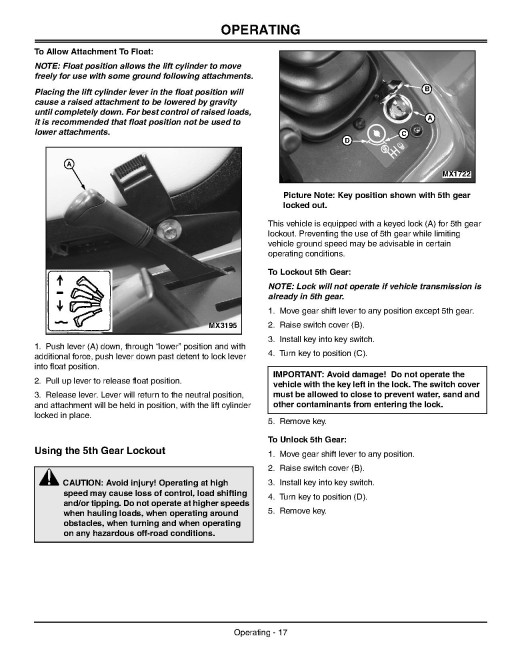 John Deere ProGator 2030 Utility Vehicles (SN: from 020001) (Europe) Operators Manual (OMM145561)