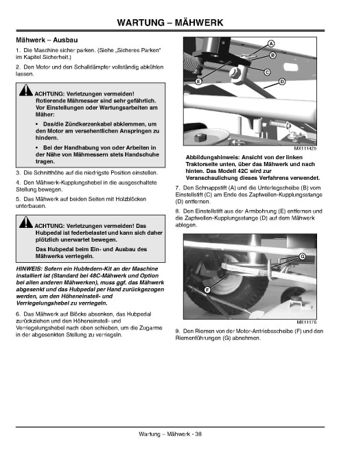 John Deere LT160 and LT170 Lawn Tractors (SN: 010001 - 035000) (Export Edition) Operators Manual (OMM145866)