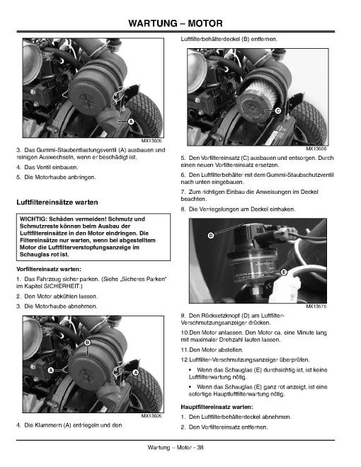 John Deere X495 (SN: 010001-020830) Lawn Tractors (Export Edition) Operators Manual (OMM146858)