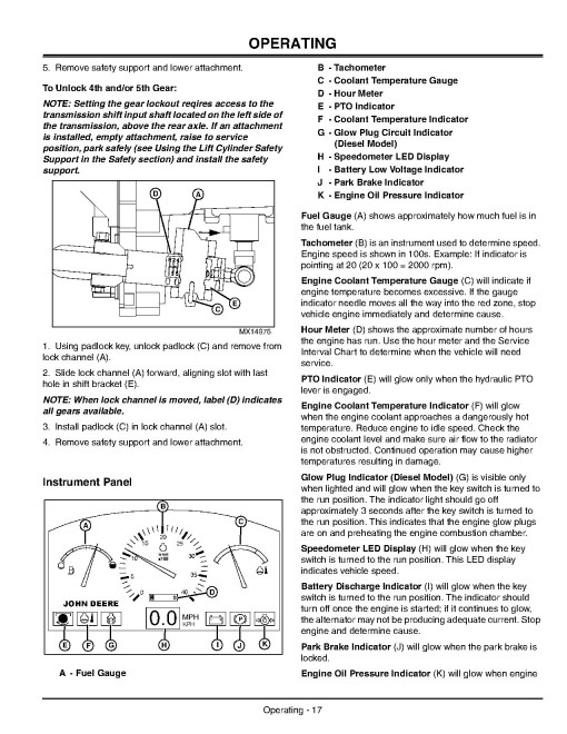 John Deere ProGator 2020 and 2030 Utility Vehicles (SN: from 035000) (Export Edition) Operators Manual (OMM149077)
