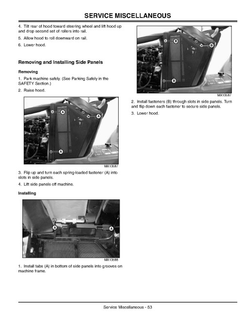 John Deere X595 (SN: 020225-030000) Lawn Tractors (North America) Operators Manual (OMM149448)