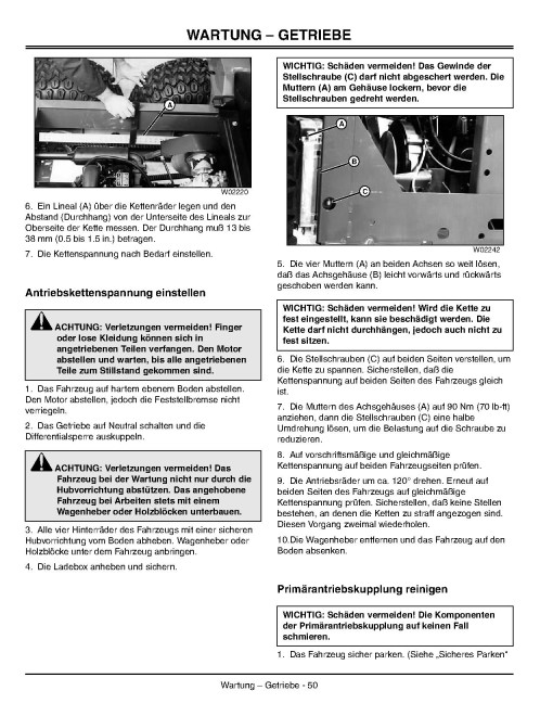 John Deere 6x4 Diesel Gator Utility Vehicles (SN: from 068205) (Europe, Export) Operators Manual (OMM150184)