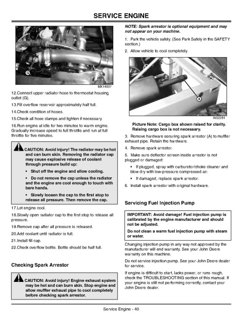 John Deere M-Gator Utility Vehicles (North America) Operators Manual (OMM150191)