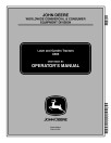 John Deere X595 (SN: 030001-039999) Lawn Tractors (Export Edition) Operators Manual (OMM150224)