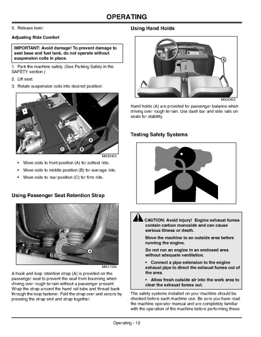John Deere CS and CX Compact Series Gator Utility Vehicles (SN: 010001 - 040000) (North America) Operators Manual (OMM150904)