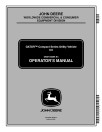 John Deere CX Compact Series Gator Utility Vehicles (SN: 010001 - 040000) (Export Edition) Operators Manual (OMM152298)
