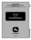 John Deere X495 and X595 (SN from 040000) Lawn Tractors (Export Edition) Operators Manual (OMM152609)