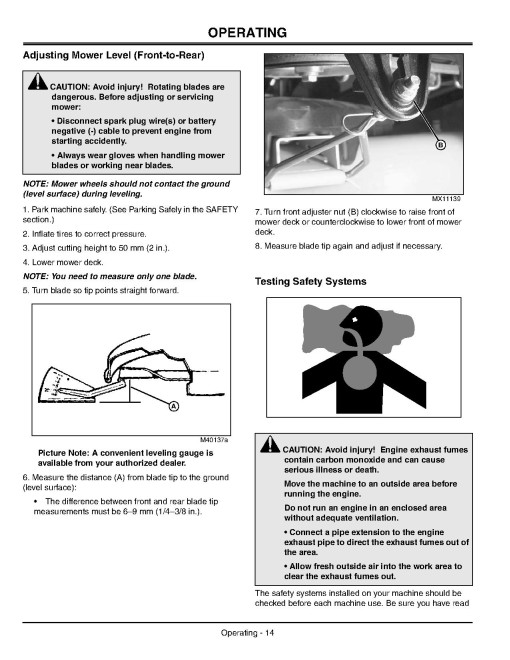 John Deere LTR180 Lawn Tractors (SN: from 010001) (North America) Operators Manual (OMM152797)