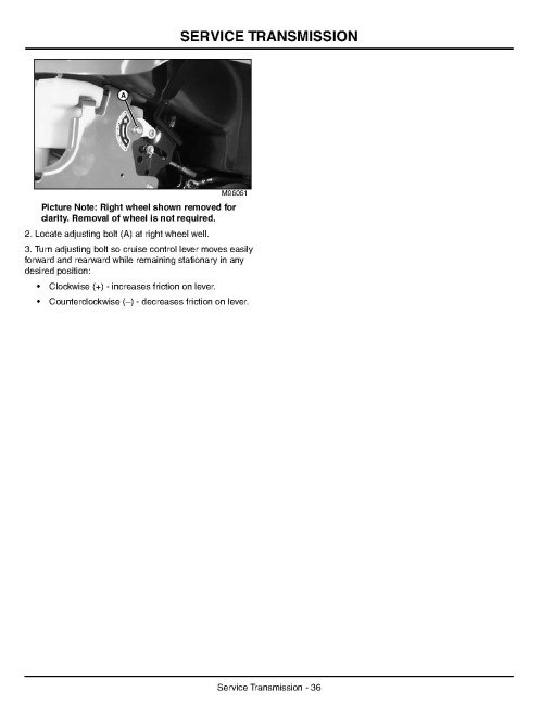 John Deere LX280, LX280AWS and LX289 Lawn Tractors (SN: from 100001) (North America) Operators Manual (OMM152799)