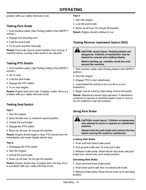 John Deere Select Series X500, X520, X534, X540 (SN: 010001-020000) Lawn Tractors (North America) Operators Manual (OMM153412)