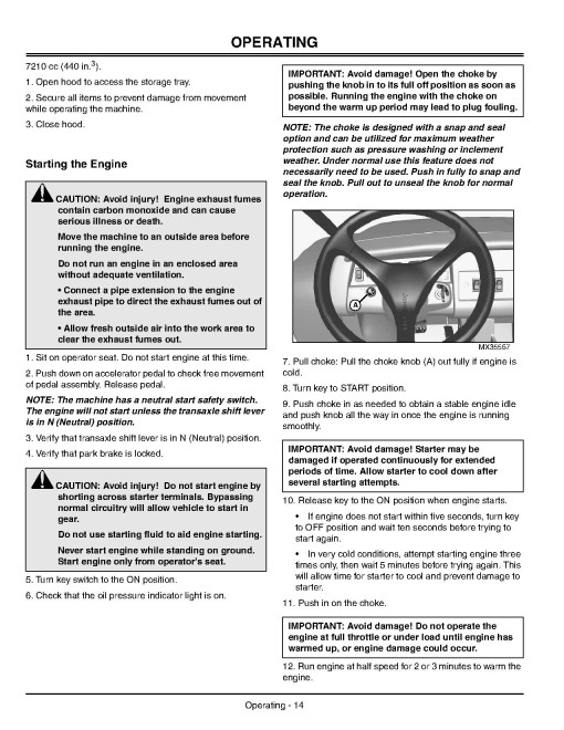 John Deere HPX 4x4 Gas Gator Utility Vehicles (SN: 040001 - 060000) (North America) Operators Manual (OMM153809)