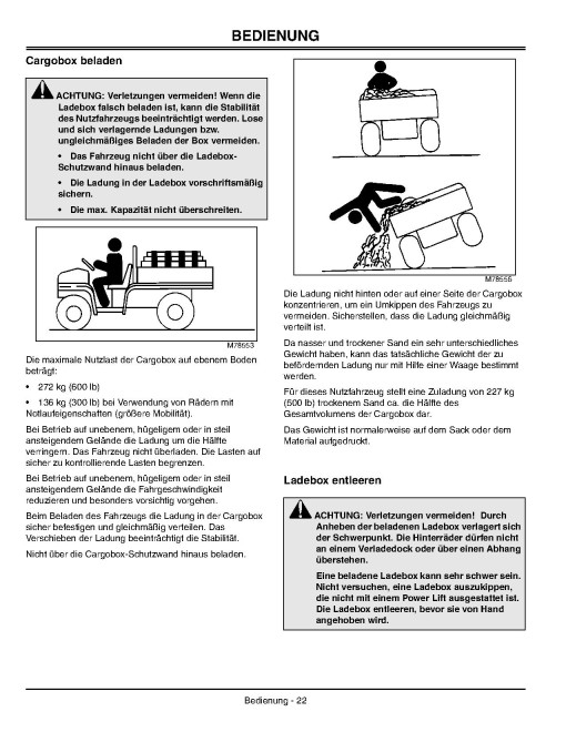 John Deere TX Gator Utility Vehicles (SN: 001001 - 030000) (Export Edition) Operators Manual (OMM153969)
