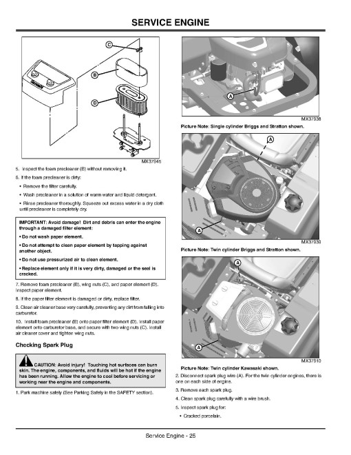 John Deere EZTrak Z225, Z425 and Z445 (SN: 010001-040000) Zero-Turn Mowers (North America) Operators Manual (OMM154566)