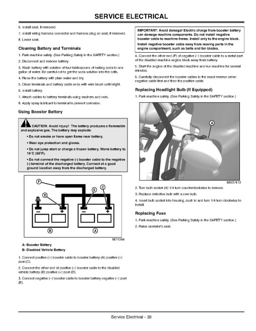 John Deere EZTrak Z225, Z425 and Z445 (SN: 010001-040000) Zero-Turn Mowers (North America) Operators Manual (OMM154566)