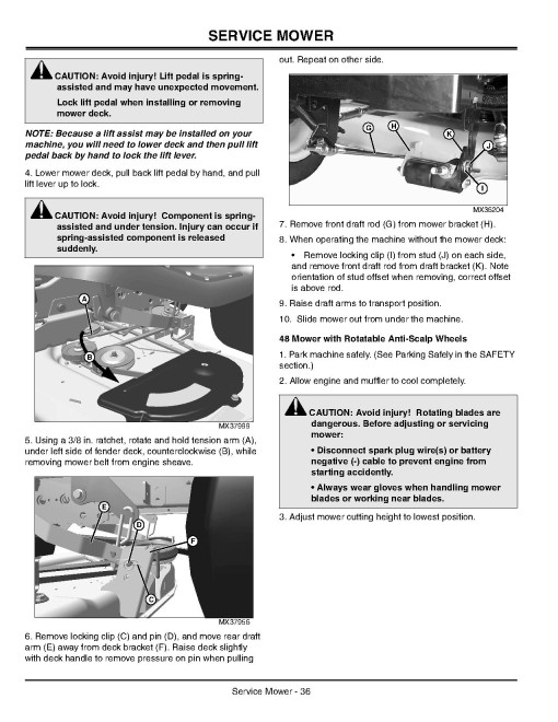 John Deere Select Series X300, X304, X320, X324, X340 (SN:040001-085000) Lawn Tractors (North America) Operators Manual (OMM155820)