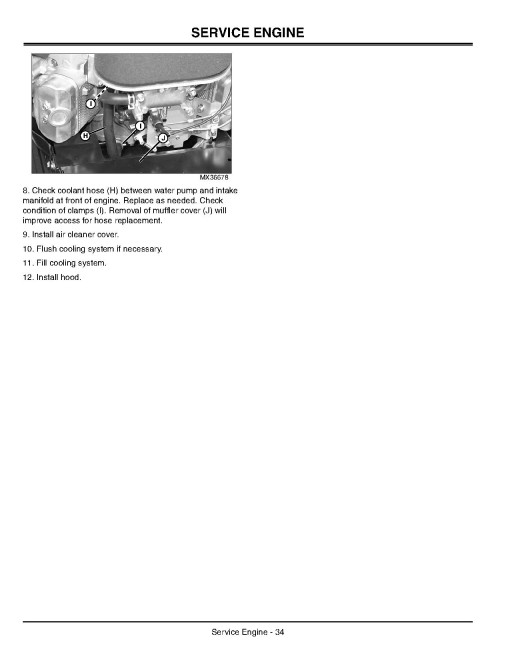 John Deere Select Series X500, X520, X534, X540 (SN: 020001-030000) Lawn Tractors (North America) Operators Manual (OMM155821)